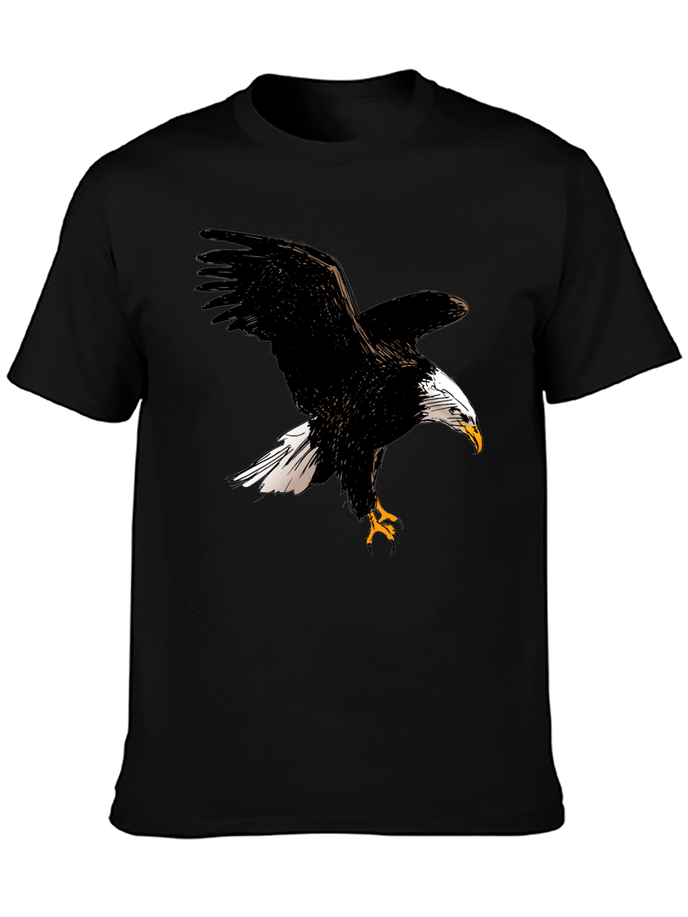 Black Eagle Graphic T-Shirt for Men
