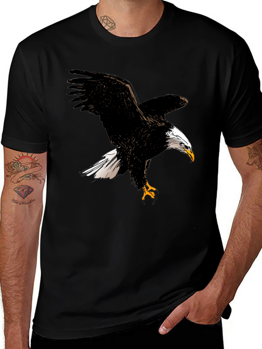 Black Eagle Graphic T-Shirt for Men