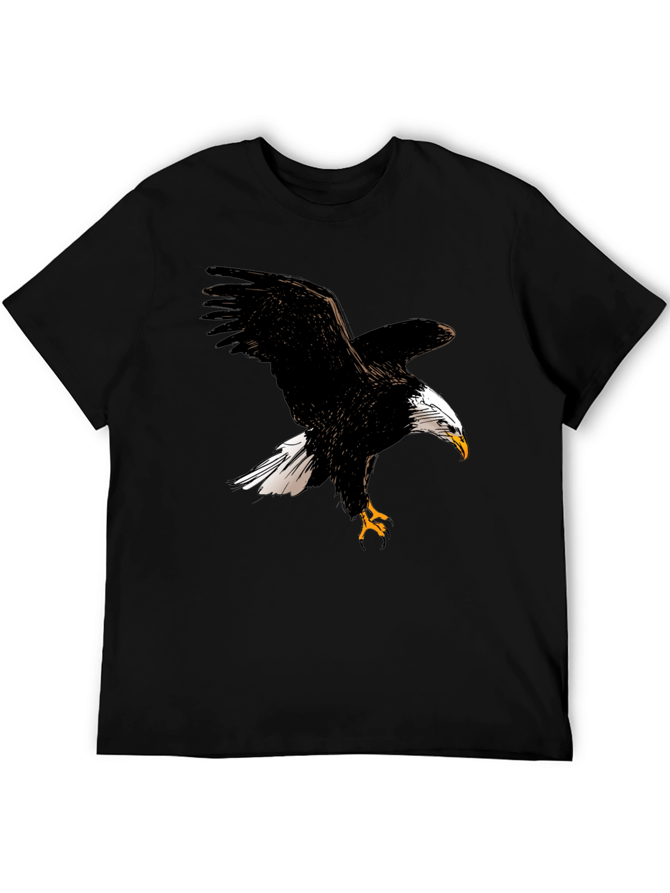 Black Eagle Graphic T-Shirt for Men