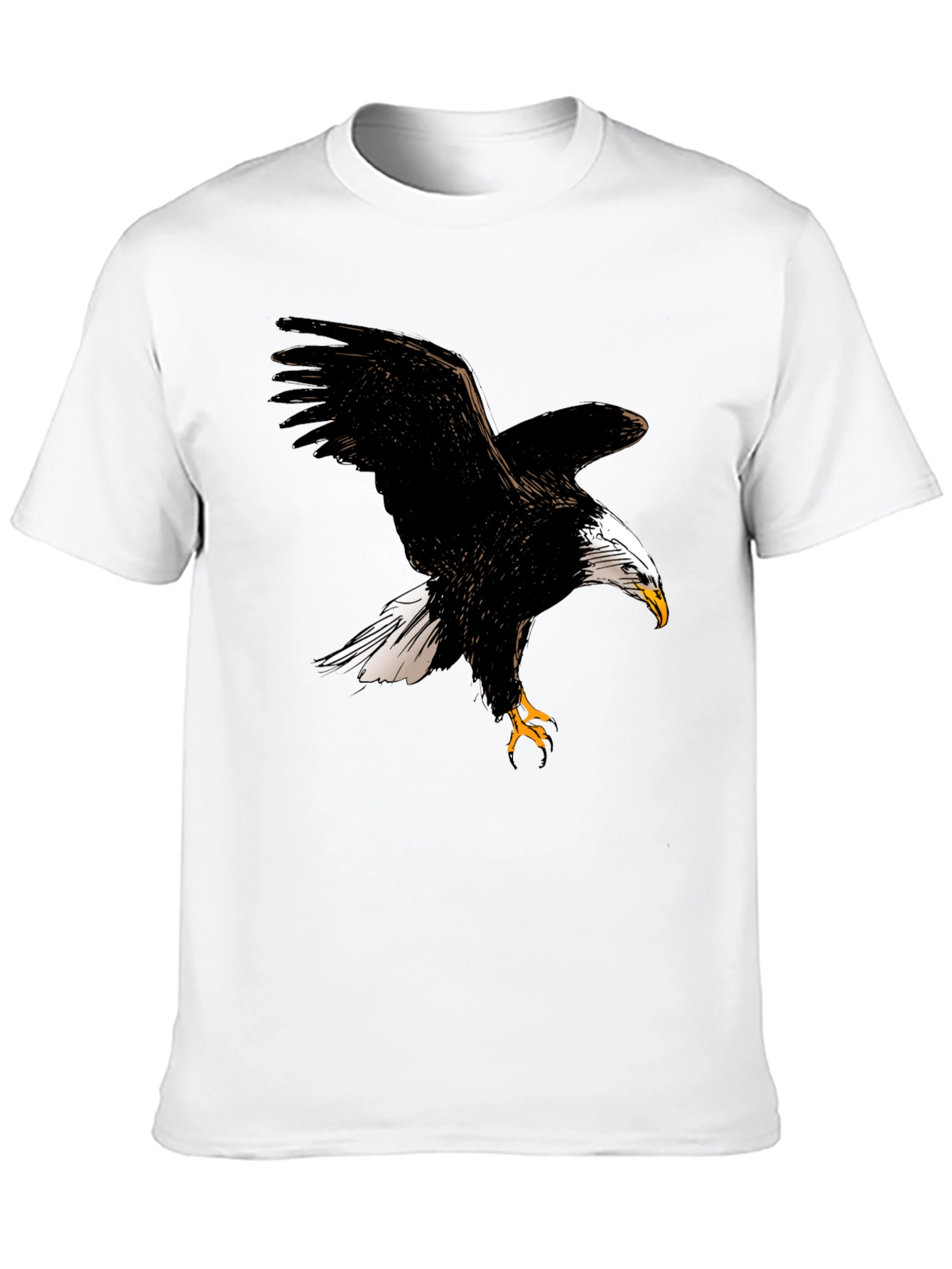 Black Eagle Graphic T-Shirt for Men