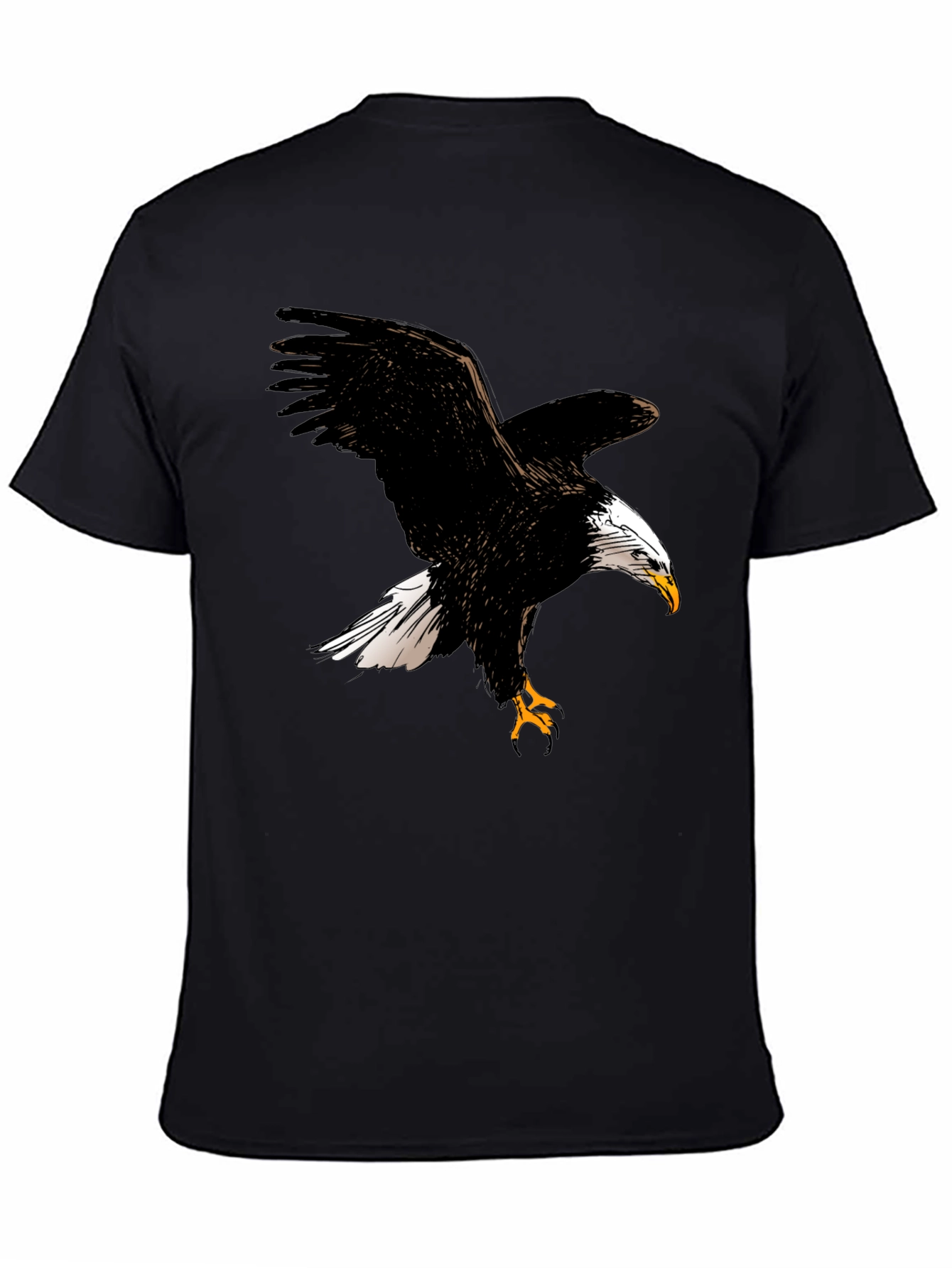 Black Eagle Graphic T-Shirt for Men