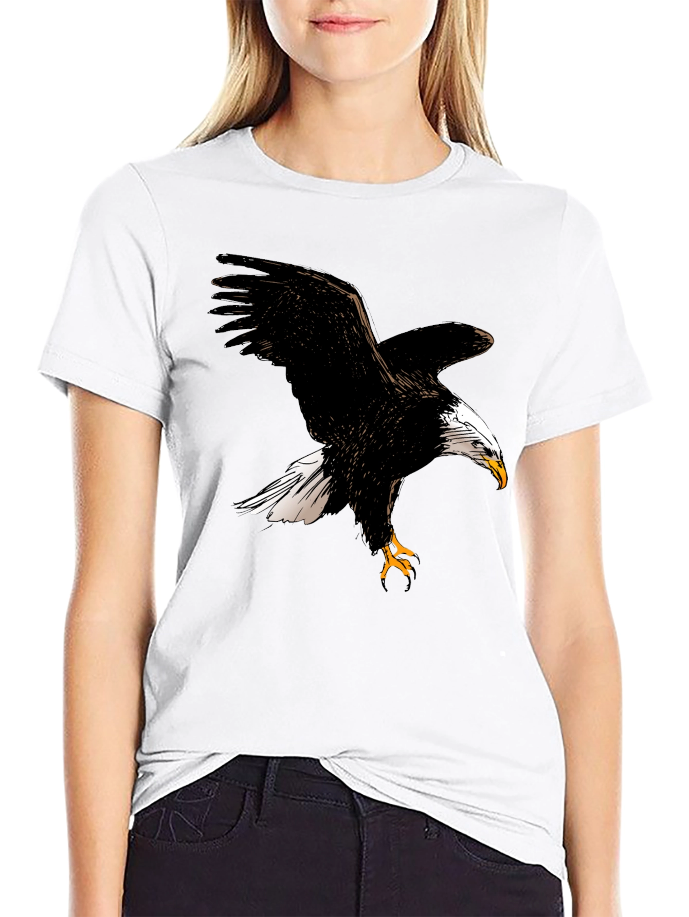 Black Eagle Graphic T-Shirt for Men