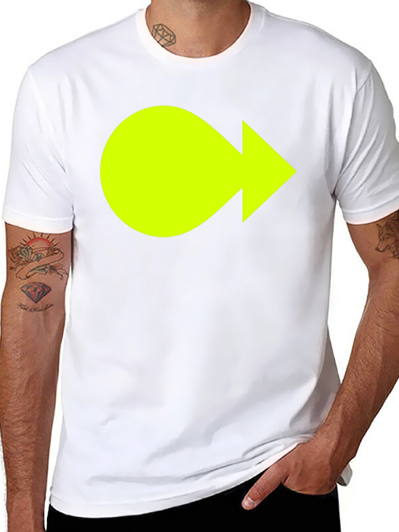 Arrow Graphic Tee - Modern Style