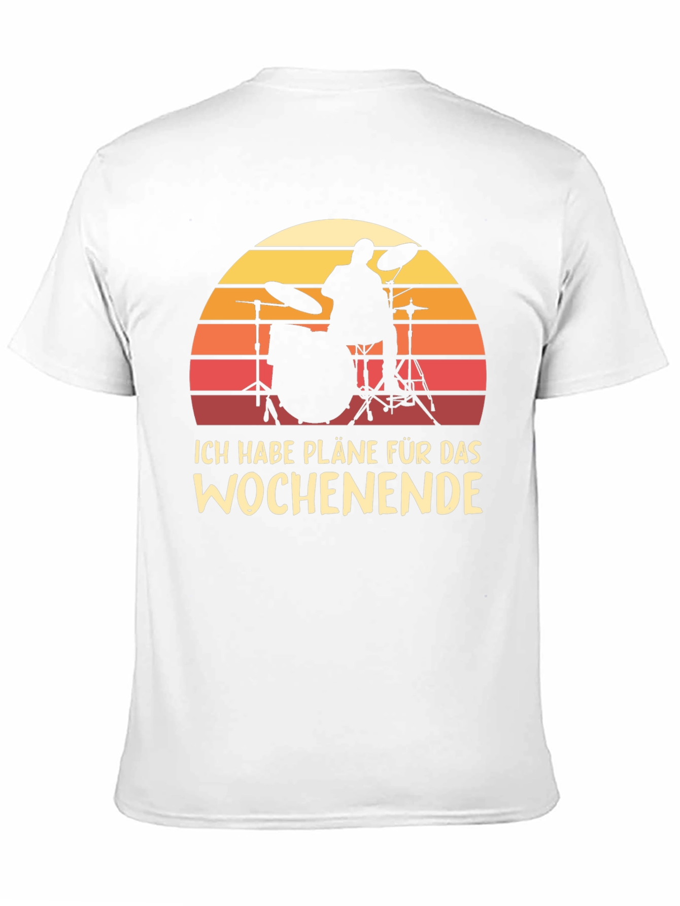 Drummer Weekend Plans T-Shirt - Black