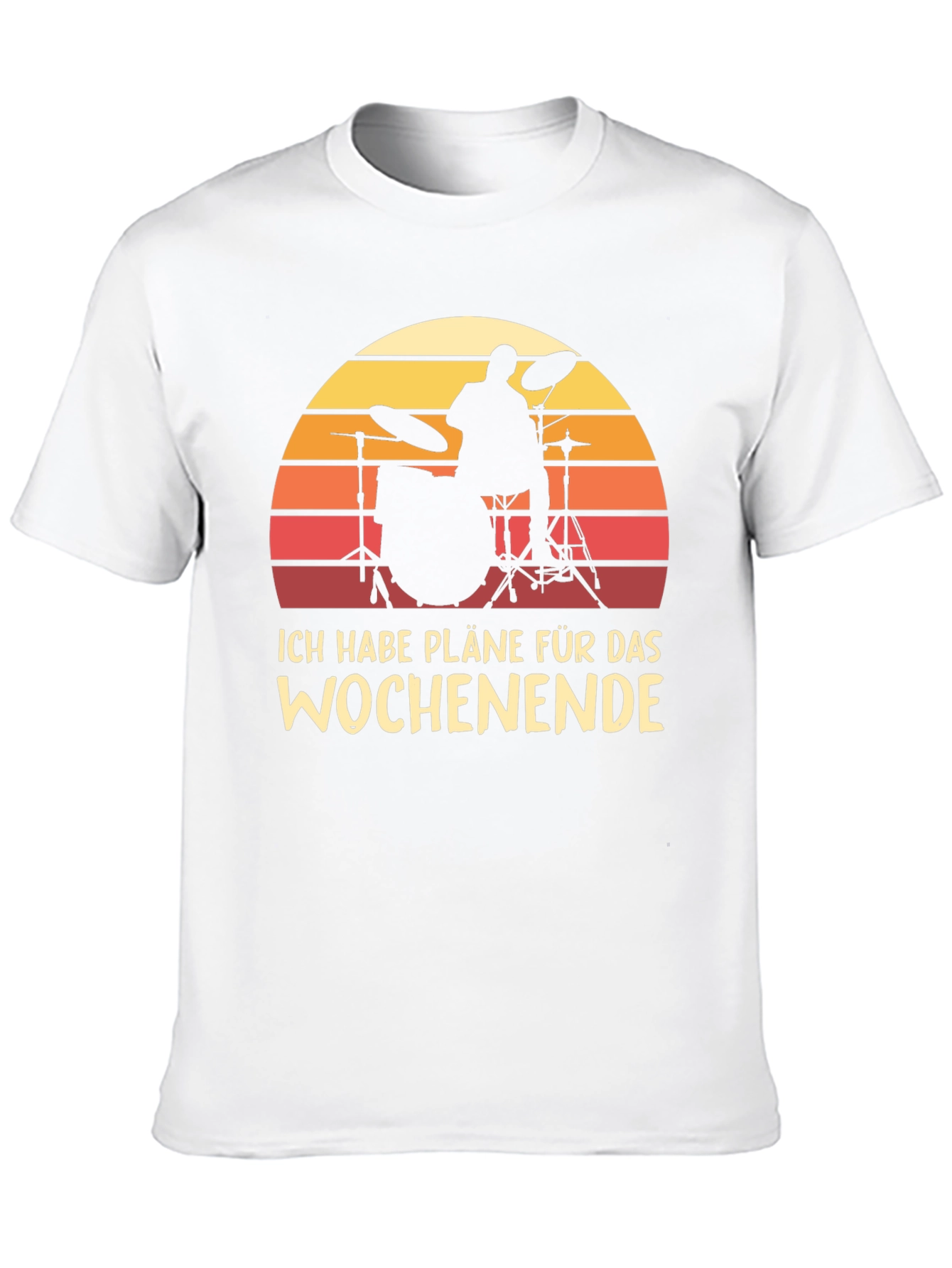 Drummer Weekend Plans T-Shirt - Black