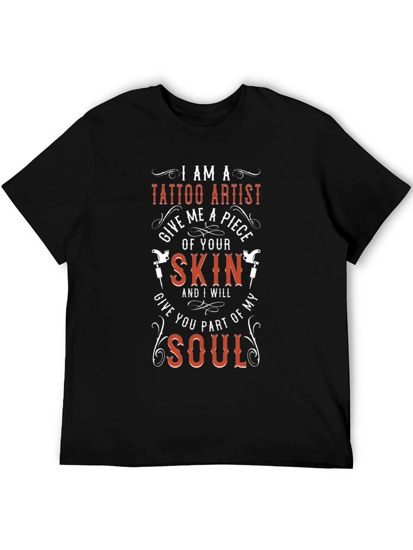 Tattoo Artist Black Graphic Tee