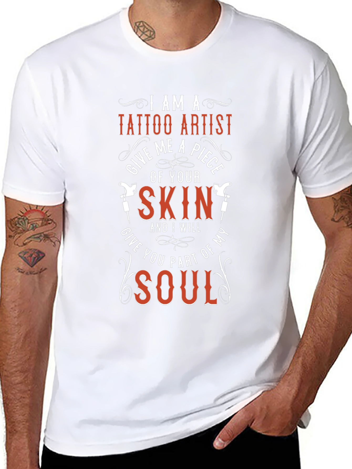 Tattoo Artist Black Graphic Tee