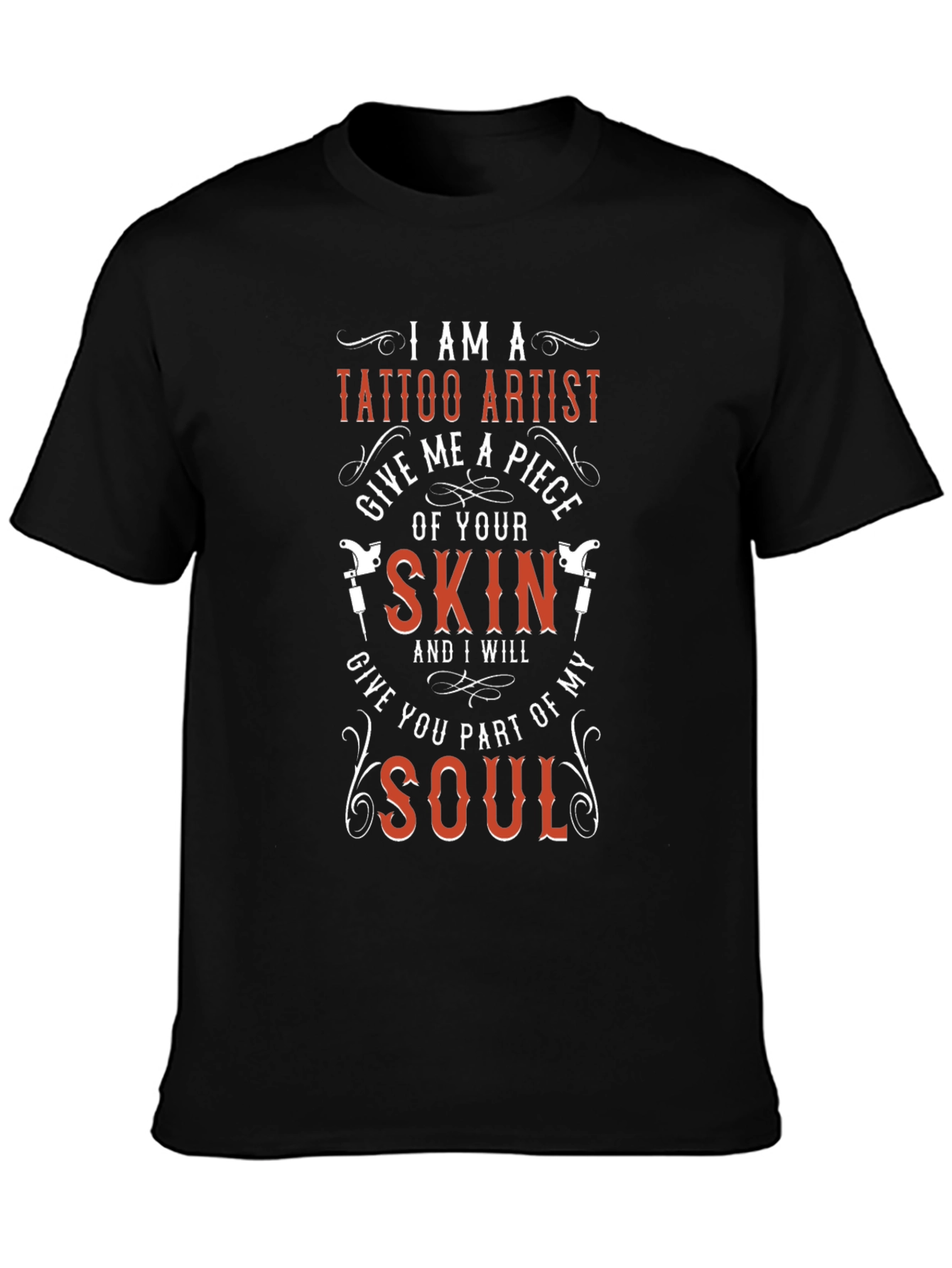 Tattoo Artist Black Graphic Tee