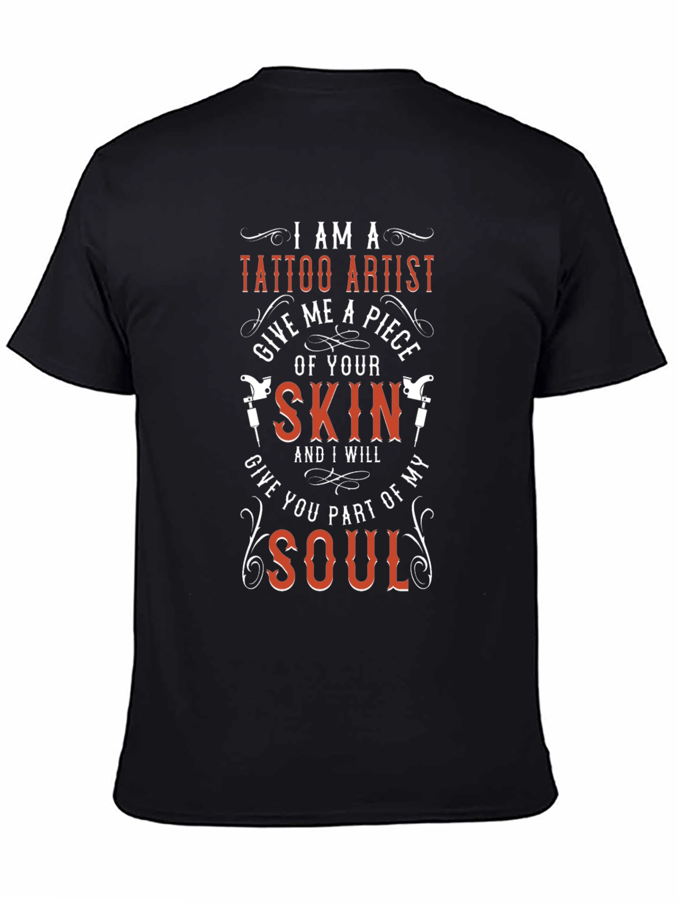 Tattoo Artist Black Graphic Tee