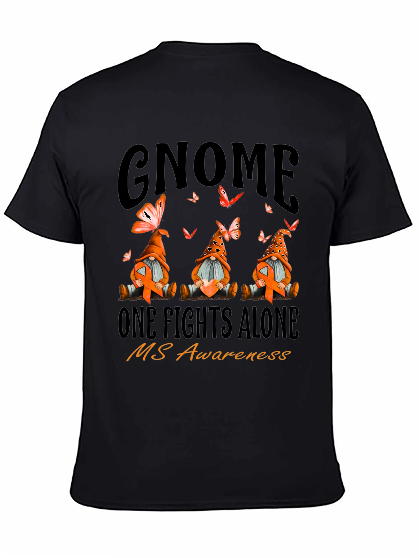 MS Awareness Gnome T-Shirt - One Fights Alone