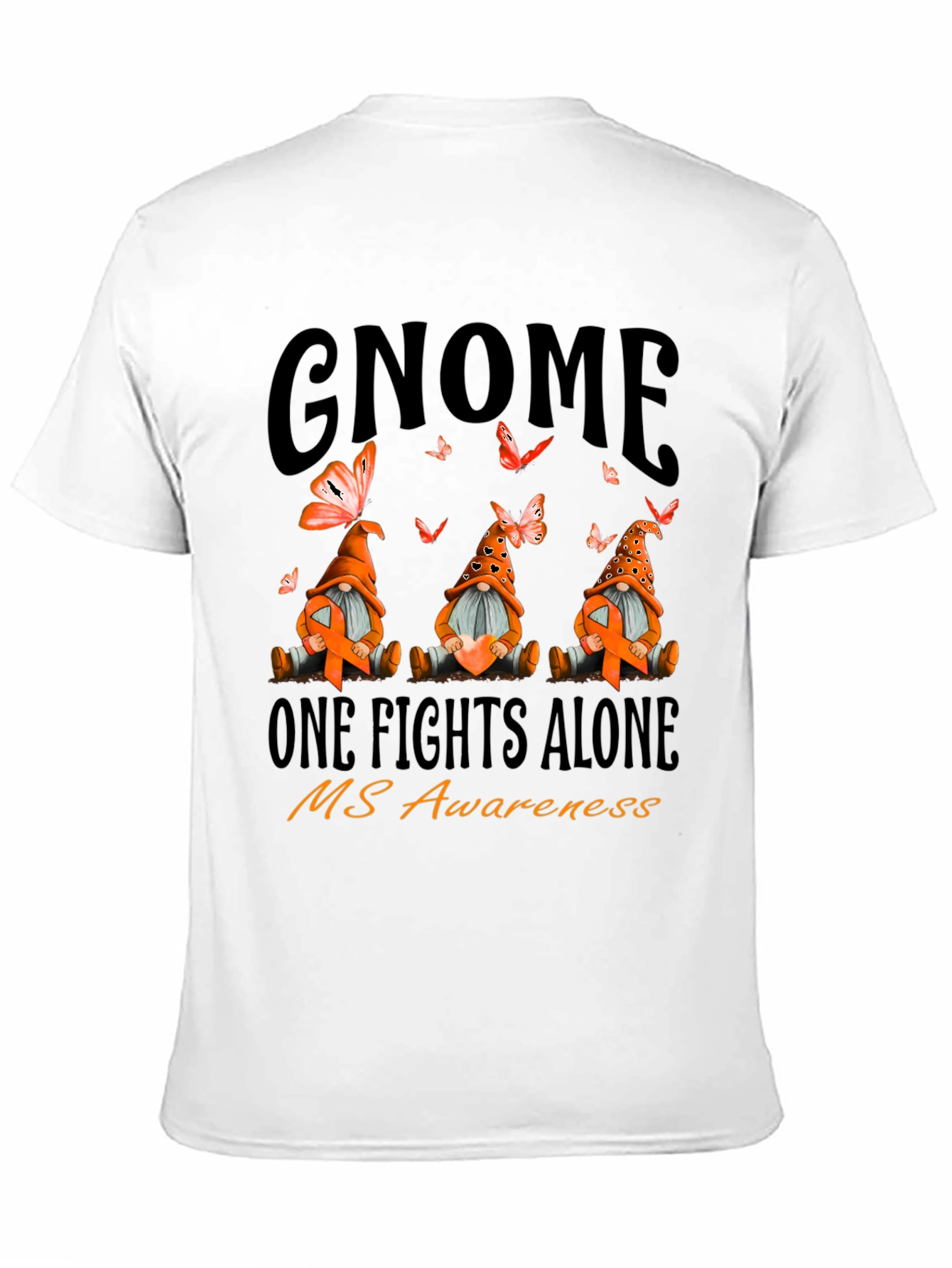 MS Awareness Gnome T-Shirt - One Fights Alone