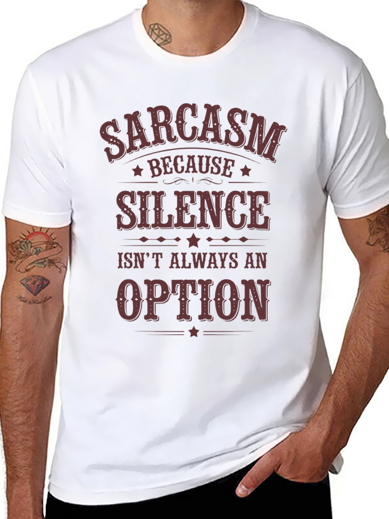 Sarcasm Because Silence Isnt Always an Option T-Shirt