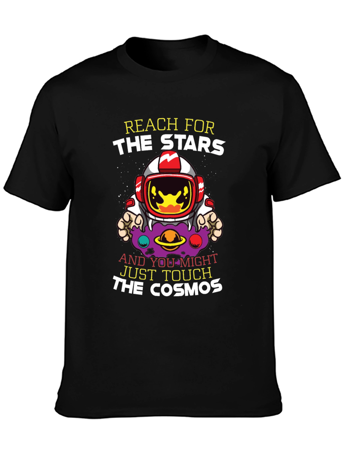Reach for the Stars Astronaut Graphic T-Shirt