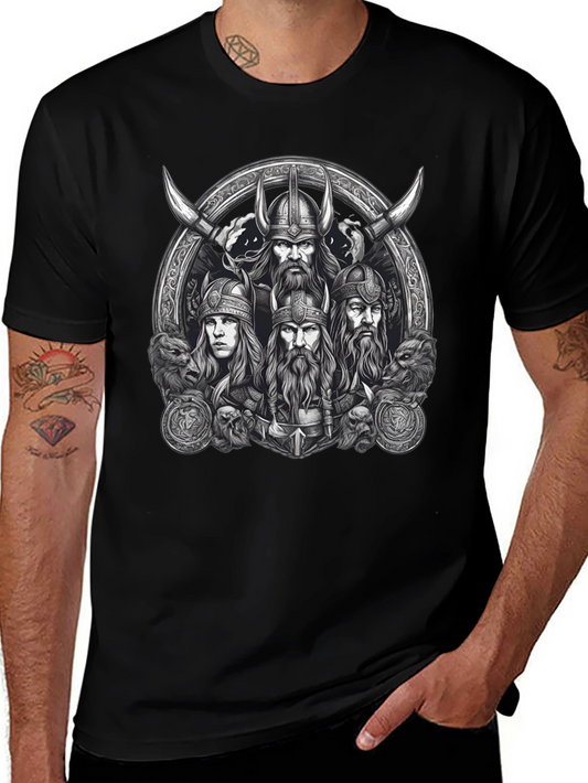 Viking Warrior T-Shirt - Norse Mythology Tee