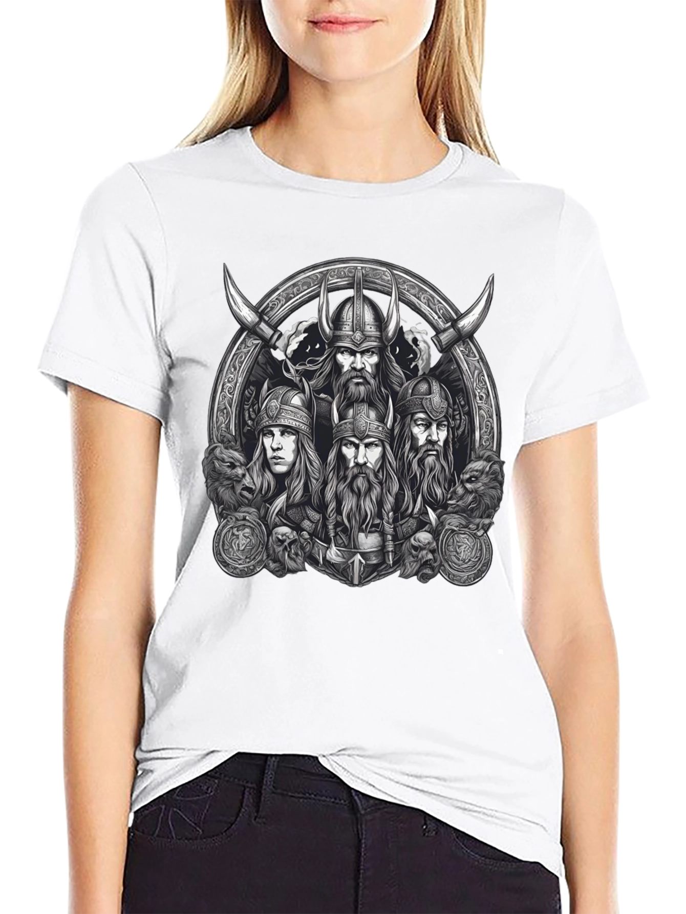 Viking Warrior T-Shirt - Norse Mythology Tee