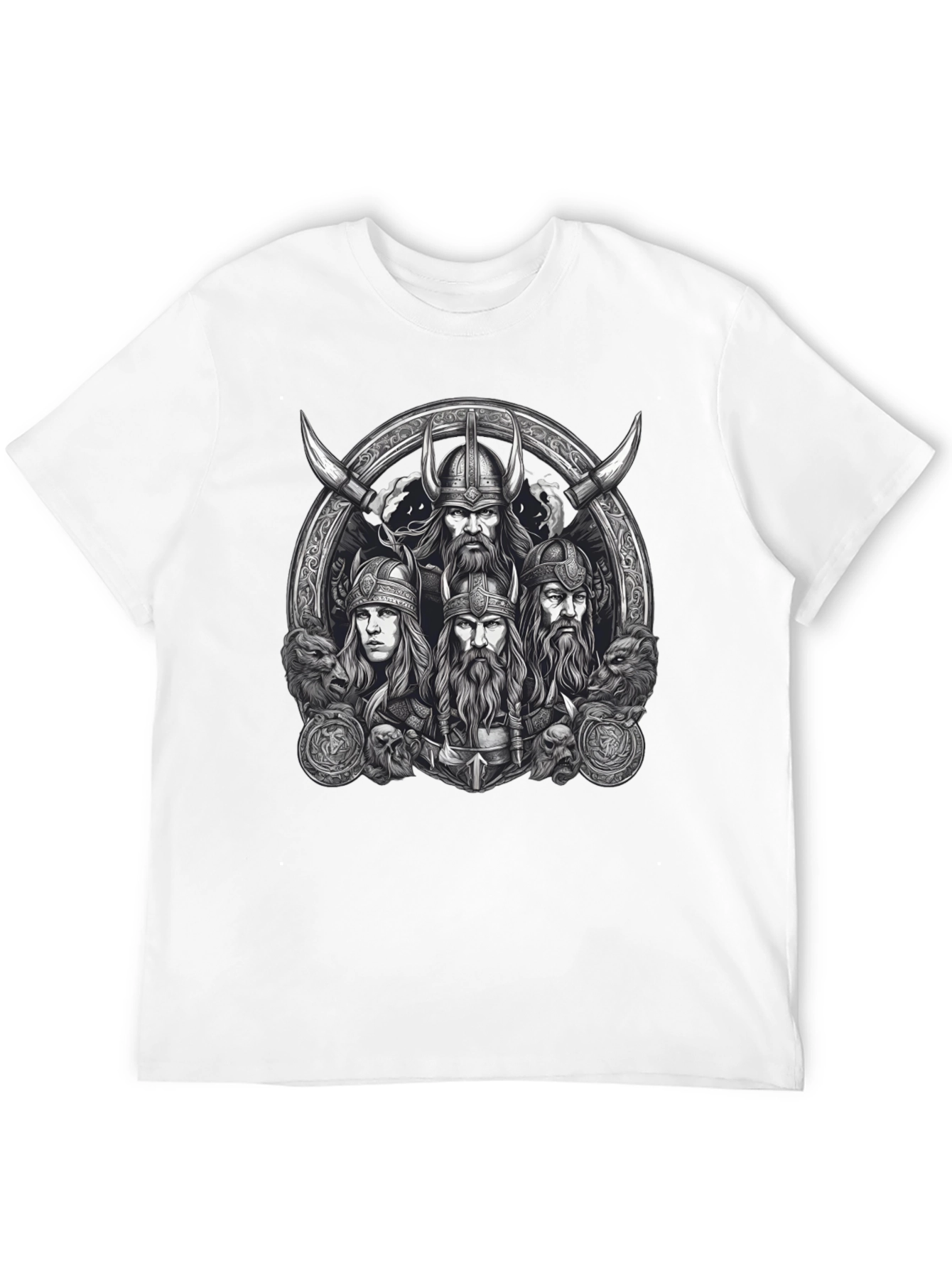 Viking Warrior T-Shirt - Norse Mythology Tee