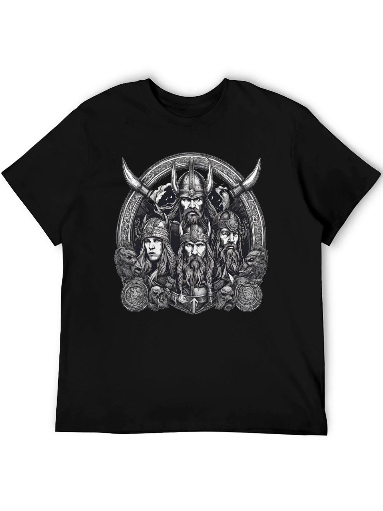 Viking Warrior T-Shirt - Norse Mythology Tee