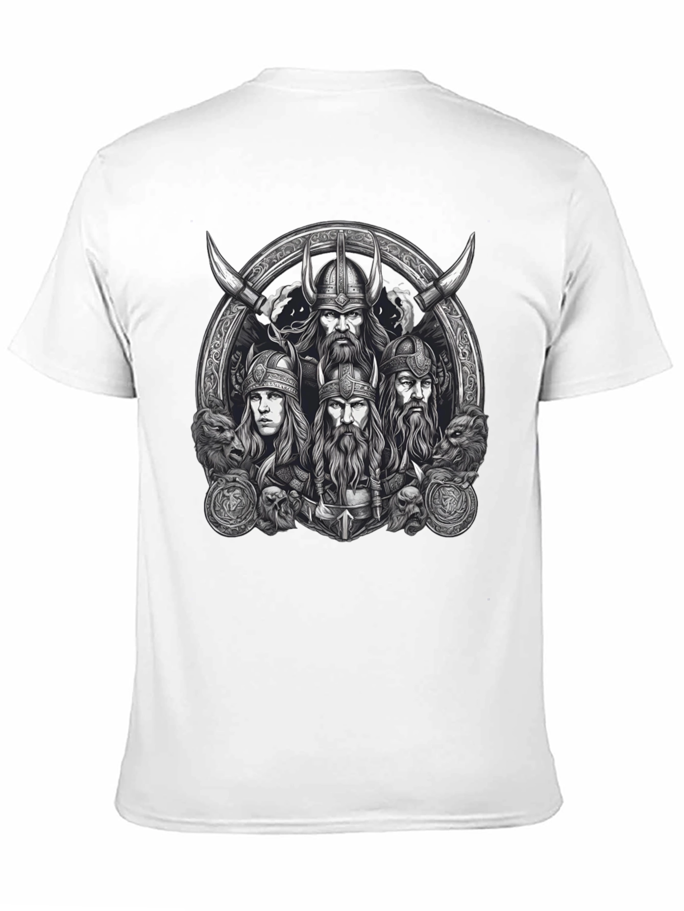 Viking Warrior T-Shirt - Norse Mythology Tee