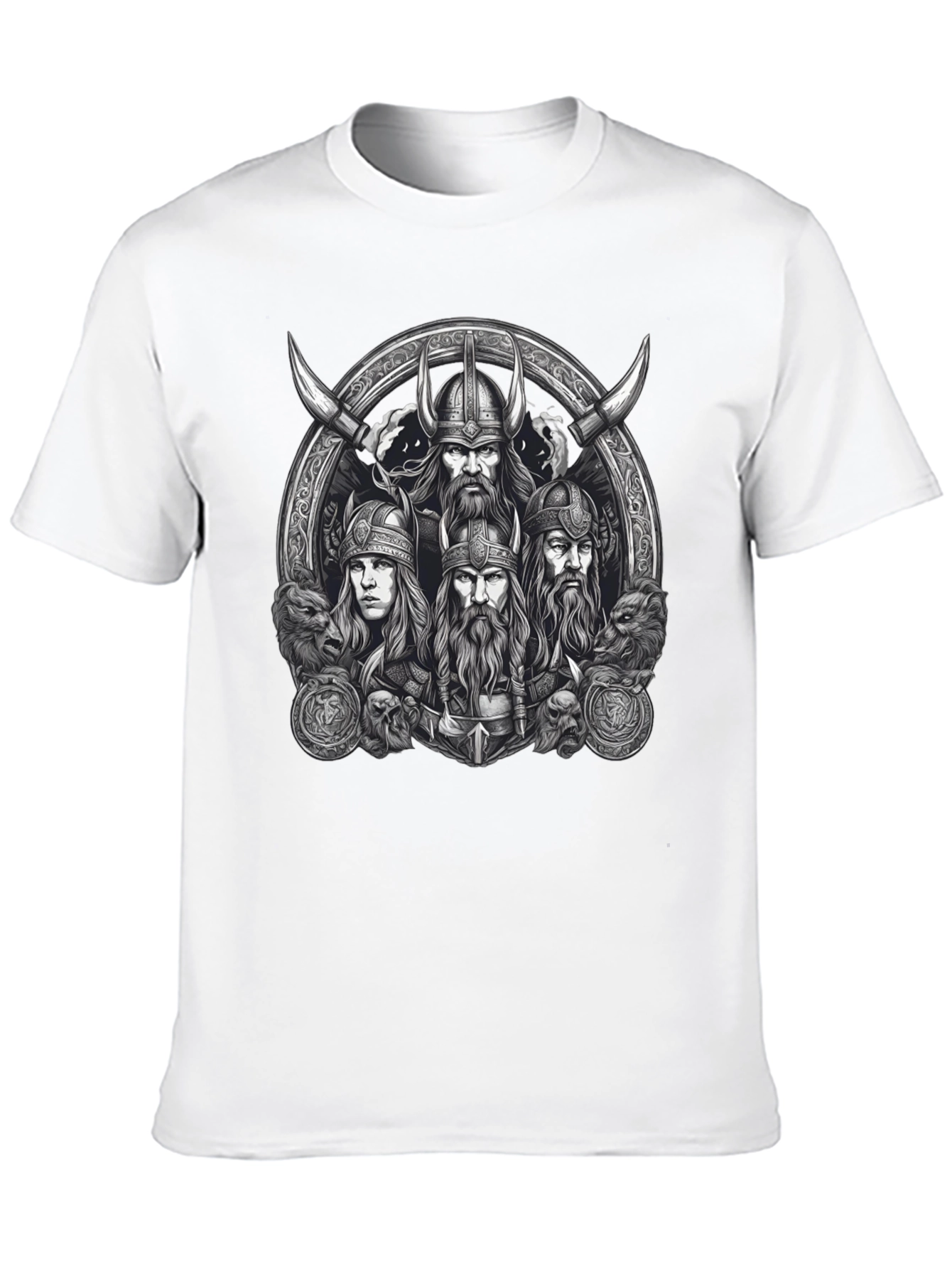 Viking Warrior T-Shirt - Norse Mythology Tee