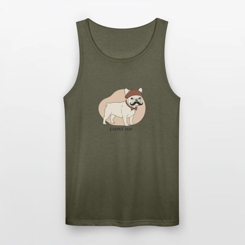 Dapper French Bulldog Illustration