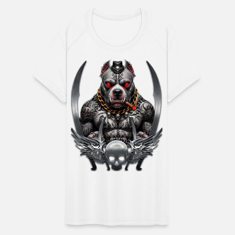 Dark Warrior Pitbull Graphic Design