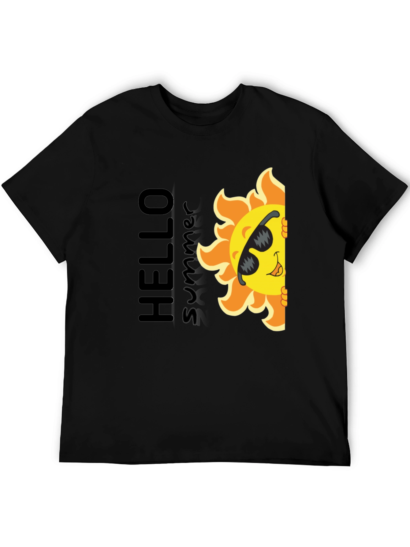 Hello Summer Sun Graphic T-Shirt