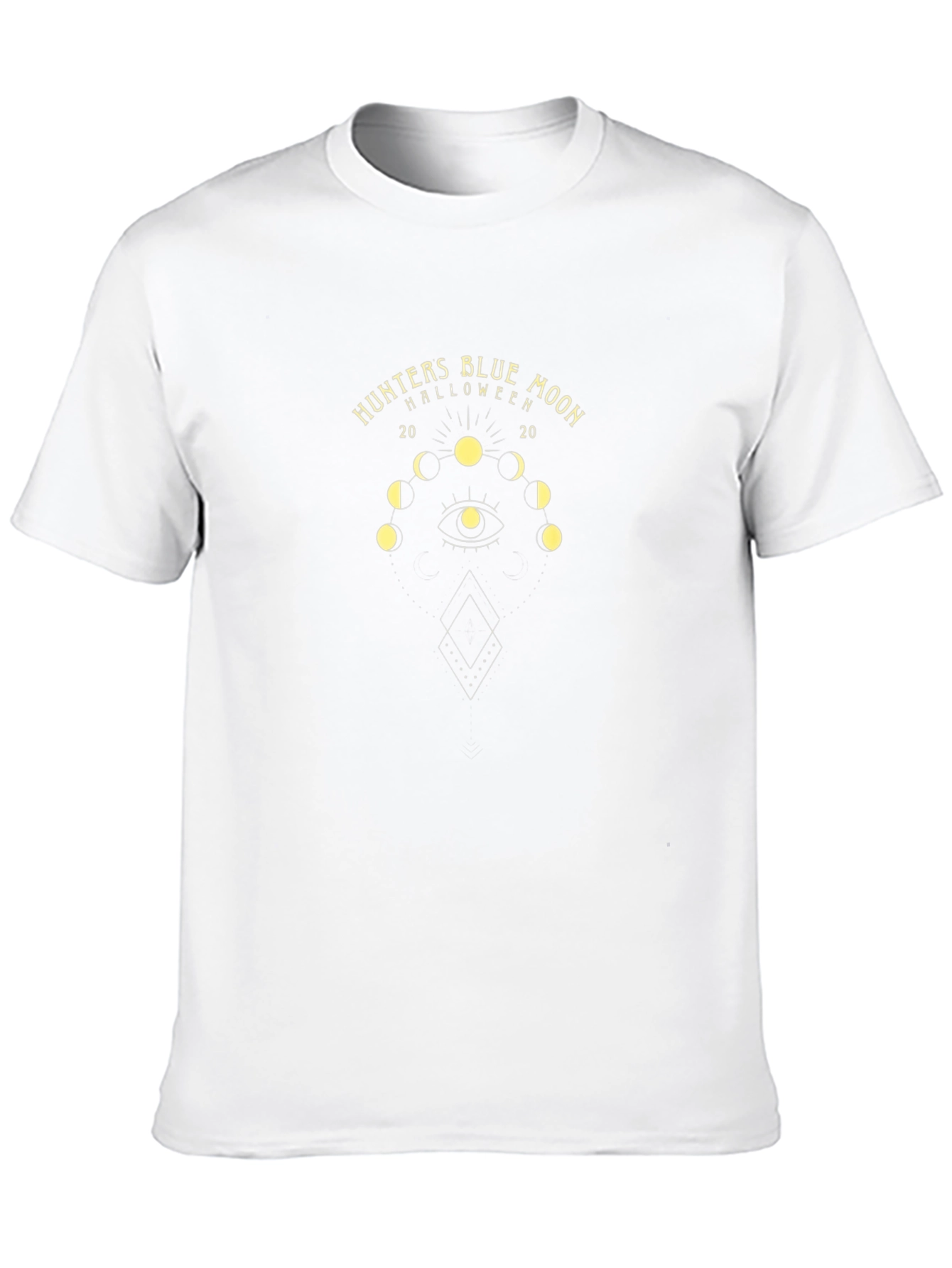 Hunters Blue Moon Halloween Graphic Tee - Black