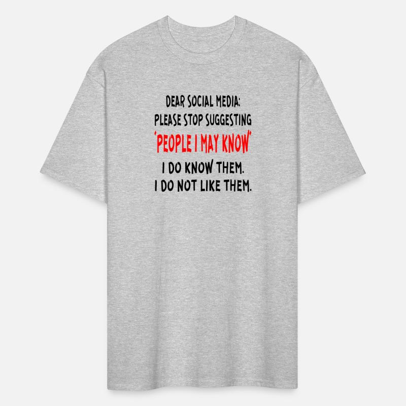 Dear Social Media Stop Recommending People ©