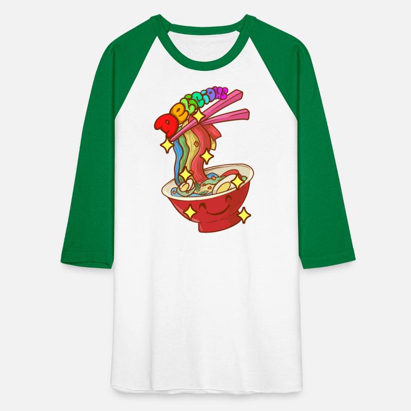 delicious rainbow noodle kawaii style for LGBT+