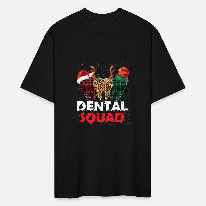 Dental Squad Leopard Print Tooth Reindeer