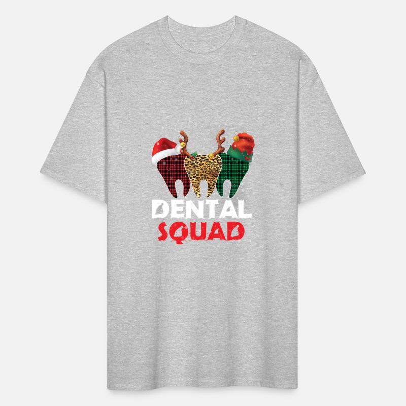 Dental Squad Leopard Print Tooth Reindeer
