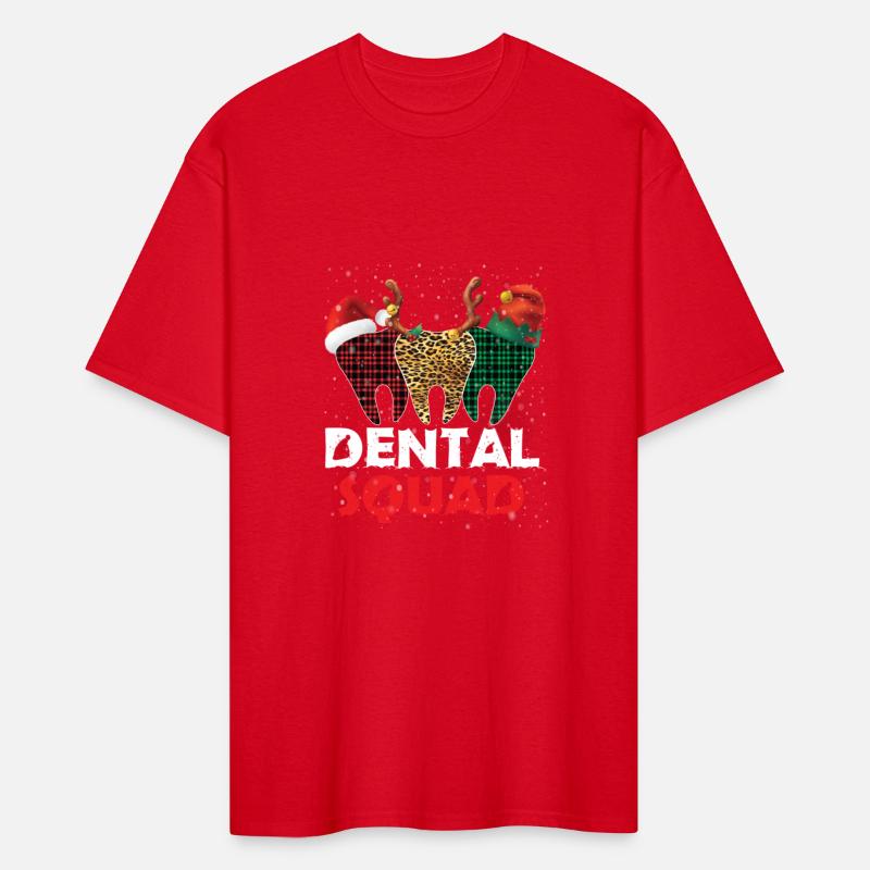 Dental Squad Leopard Print Tooth Reindeer