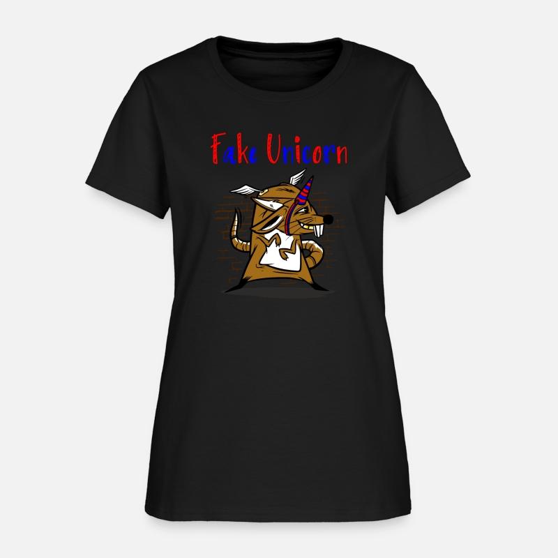 Design featuring a mouse with fake unicorn