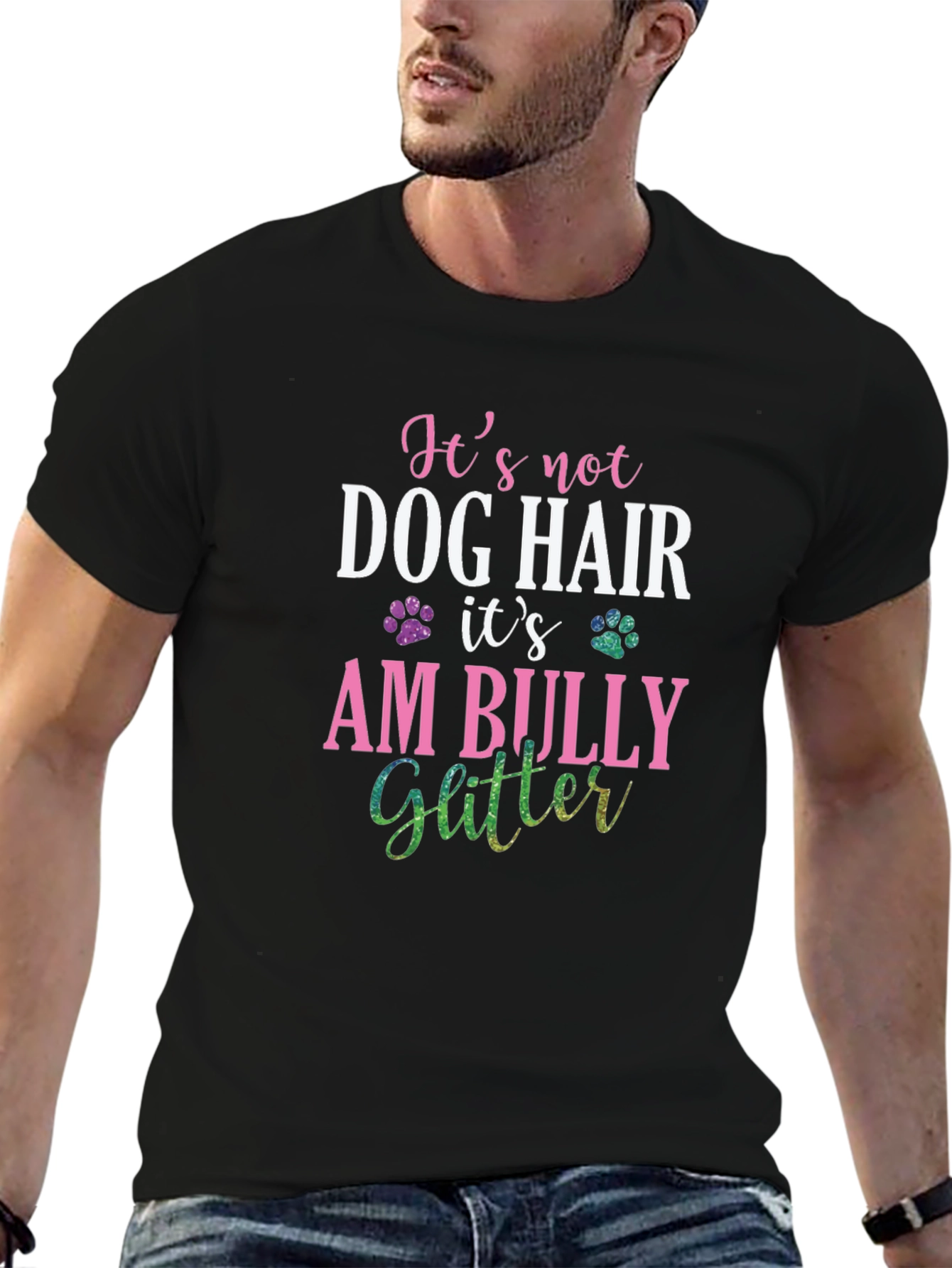 Its Am Bully Glitter T-Shirt - Dog Lover Tee