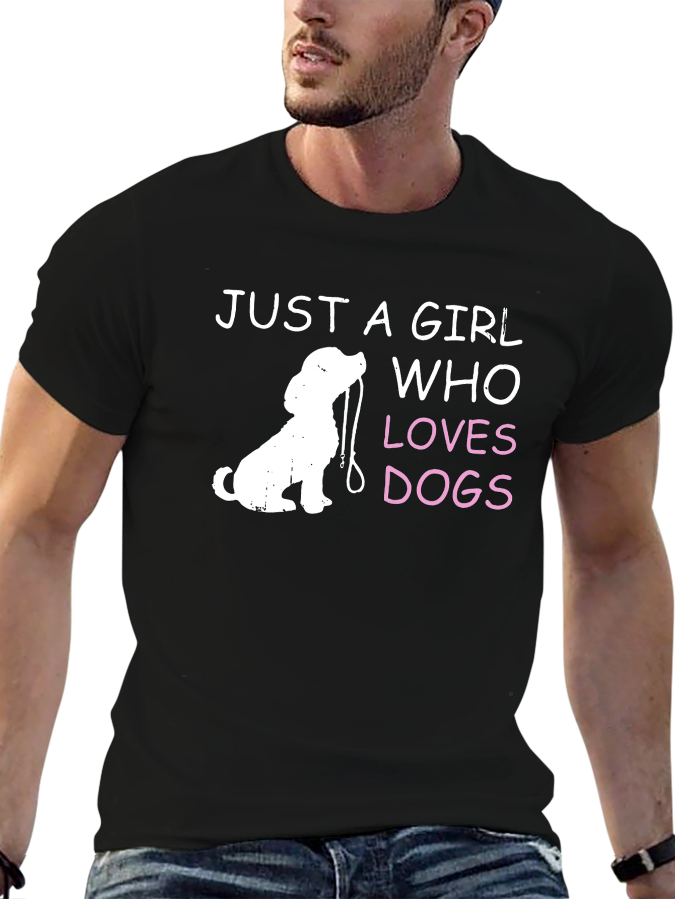 Just A Girl Who Loves Dogs T-Shirt