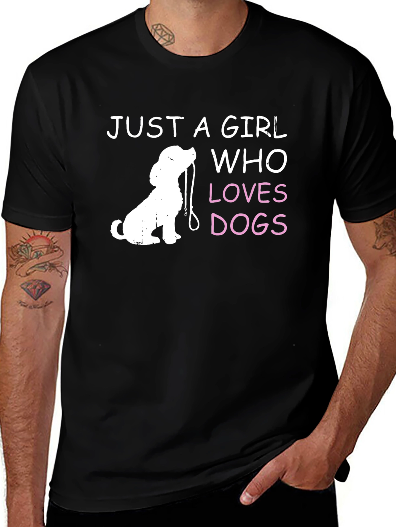 Just A Girl Who Loves Dogs T-Shirt