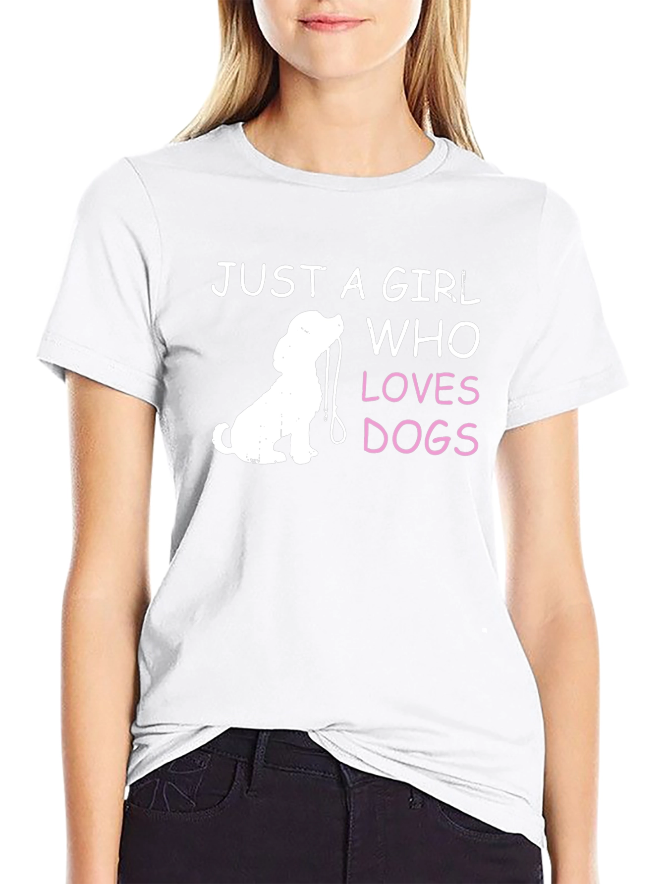 Just A Girl Who Loves Dogs T-Shirt