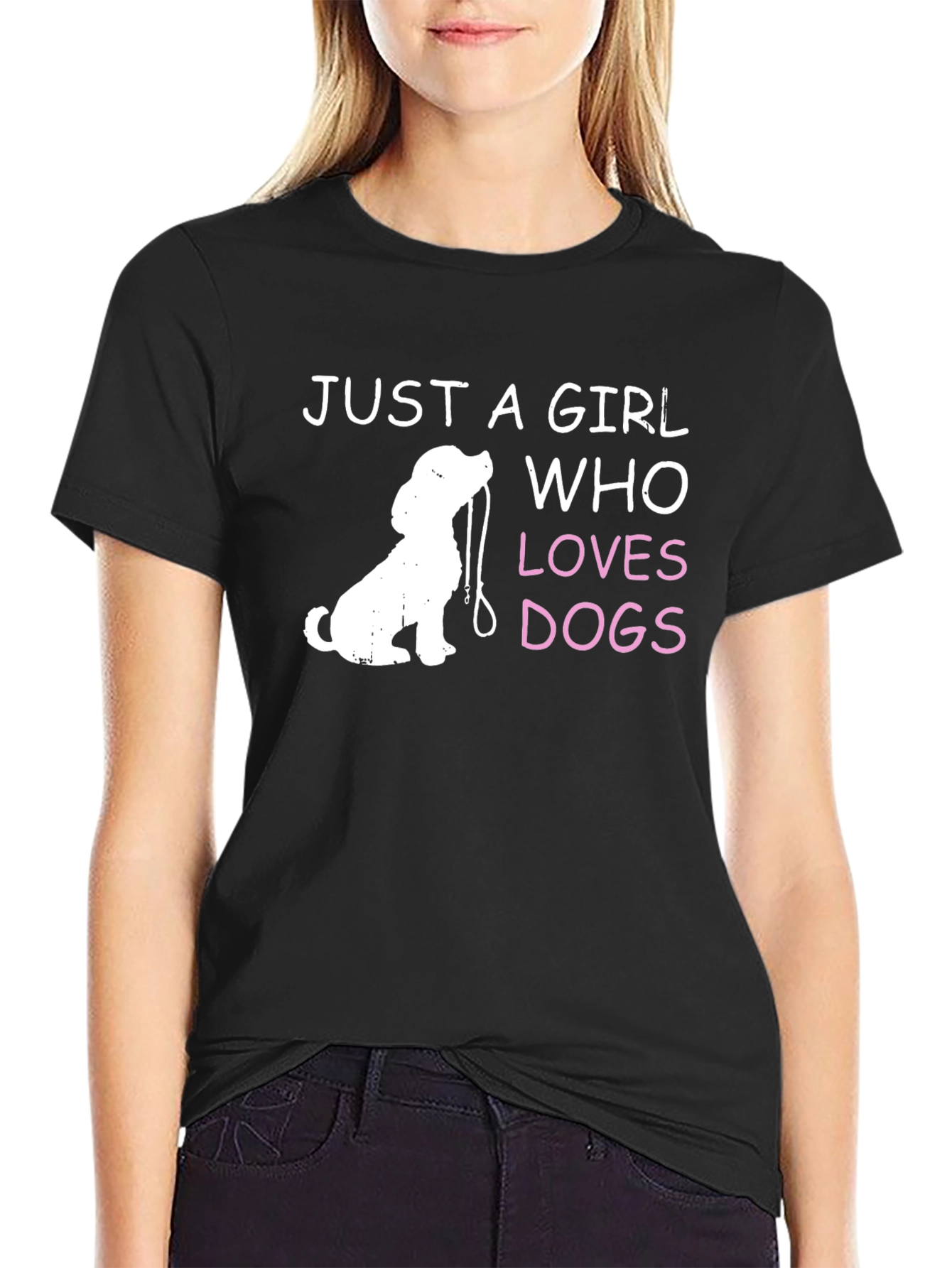 Just A Girl Who Loves Dogs T-Shirt