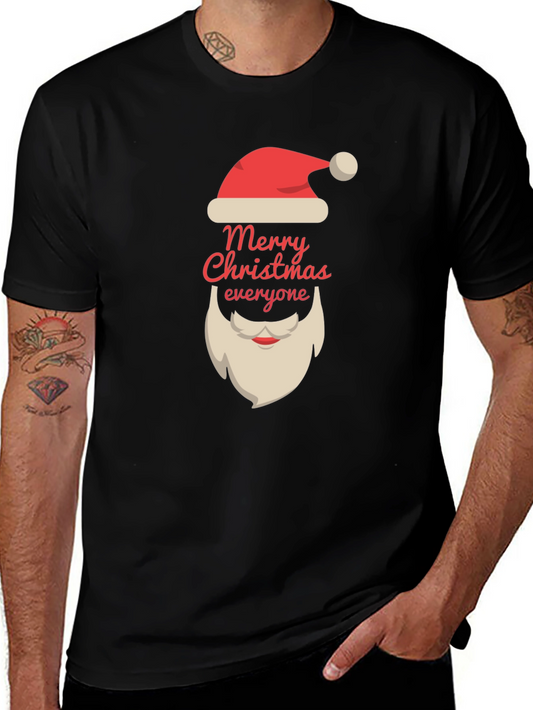 Merry Christmas T-Shirt Santa Claus Beard