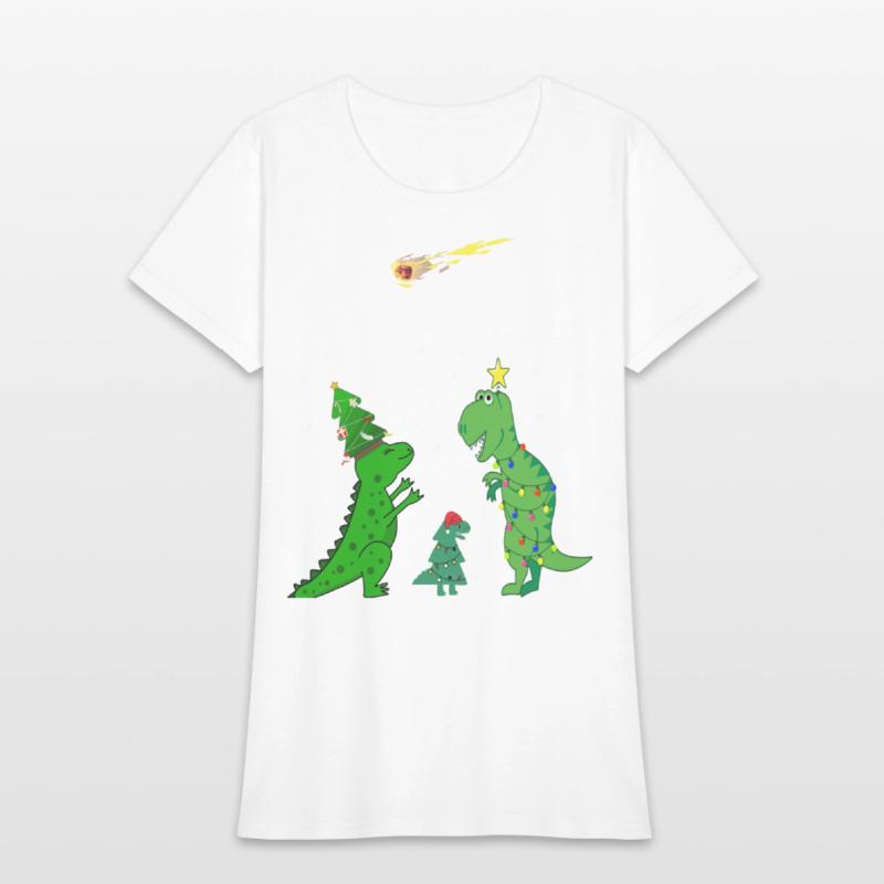 Dinosaur Ugly Christmas Sweater Merry Extinction