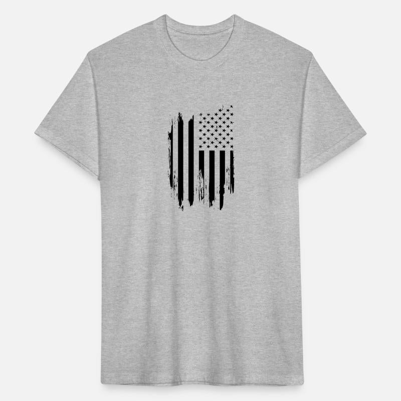 Distressed Flag Black