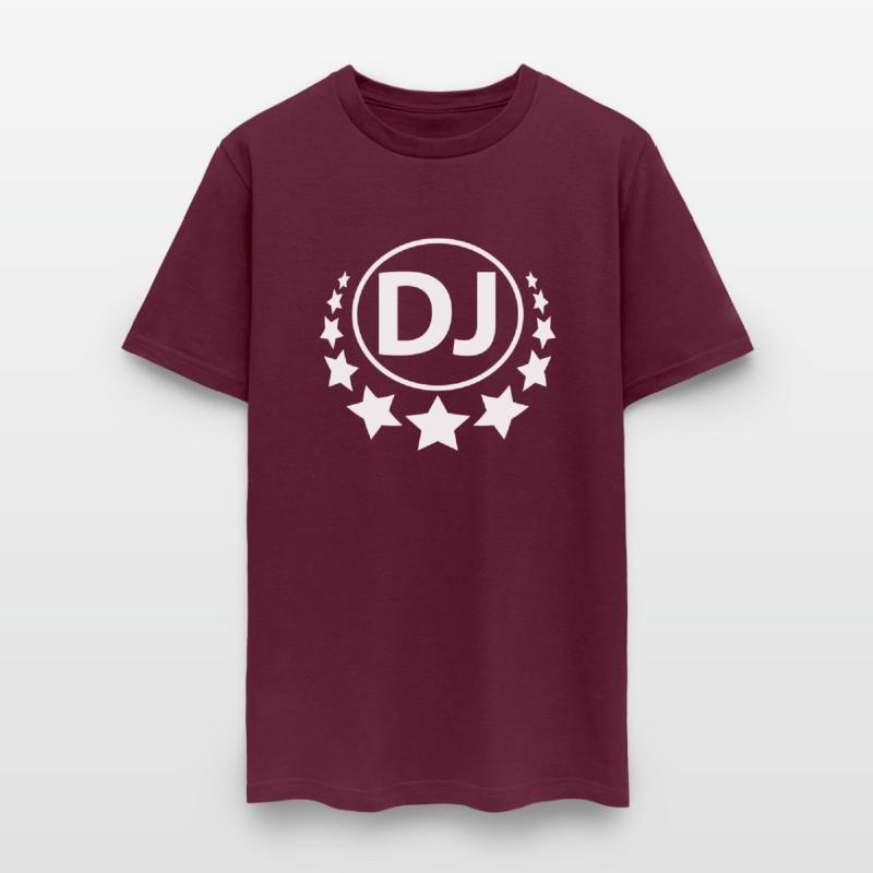 DJ Deejay Star Dance Club Disco Music Party Logo