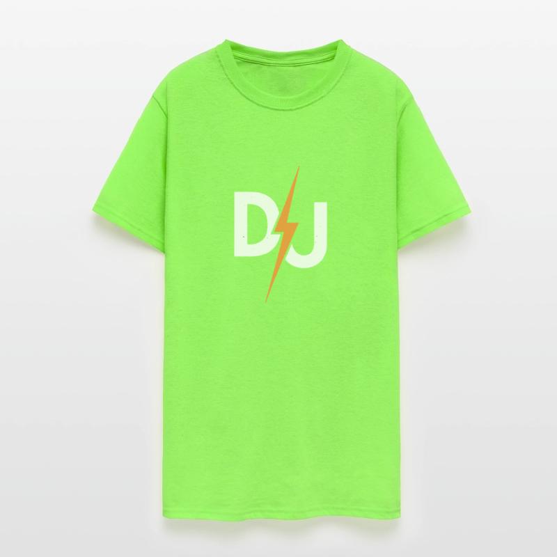 DJ Lightning Bolt – High-Energy Music Lover Logo