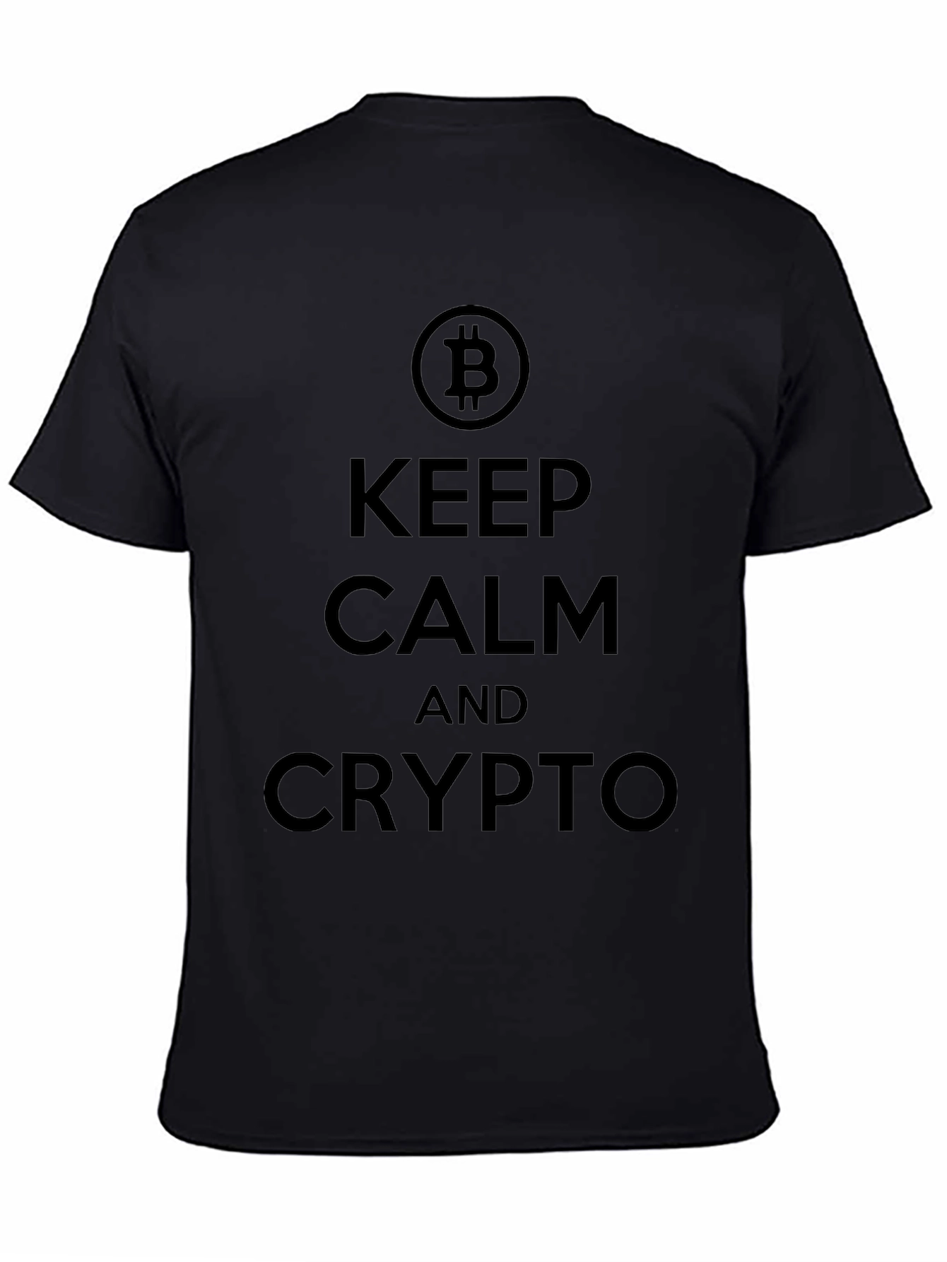 Keep Calm and Crypto Bitcoin T-Shirt