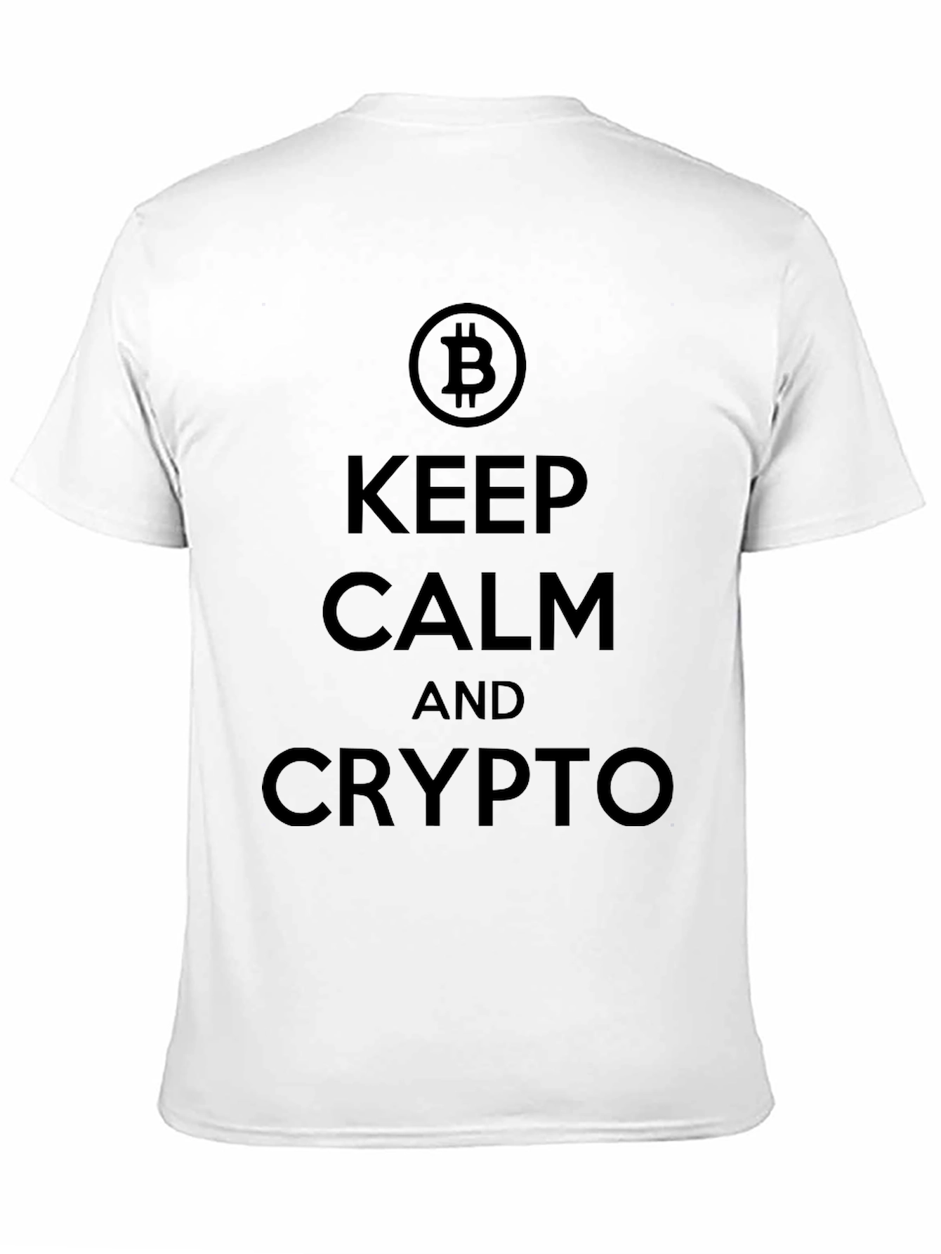 Keep Calm and Crypto Bitcoin T-Shirt