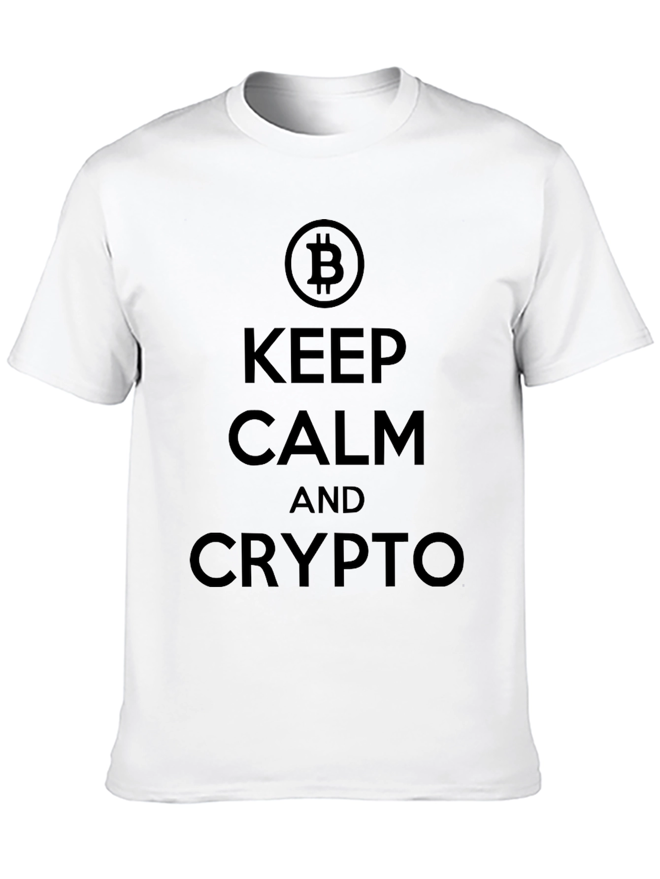 Keep Calm and Crypto Bitcoin T-Shirt