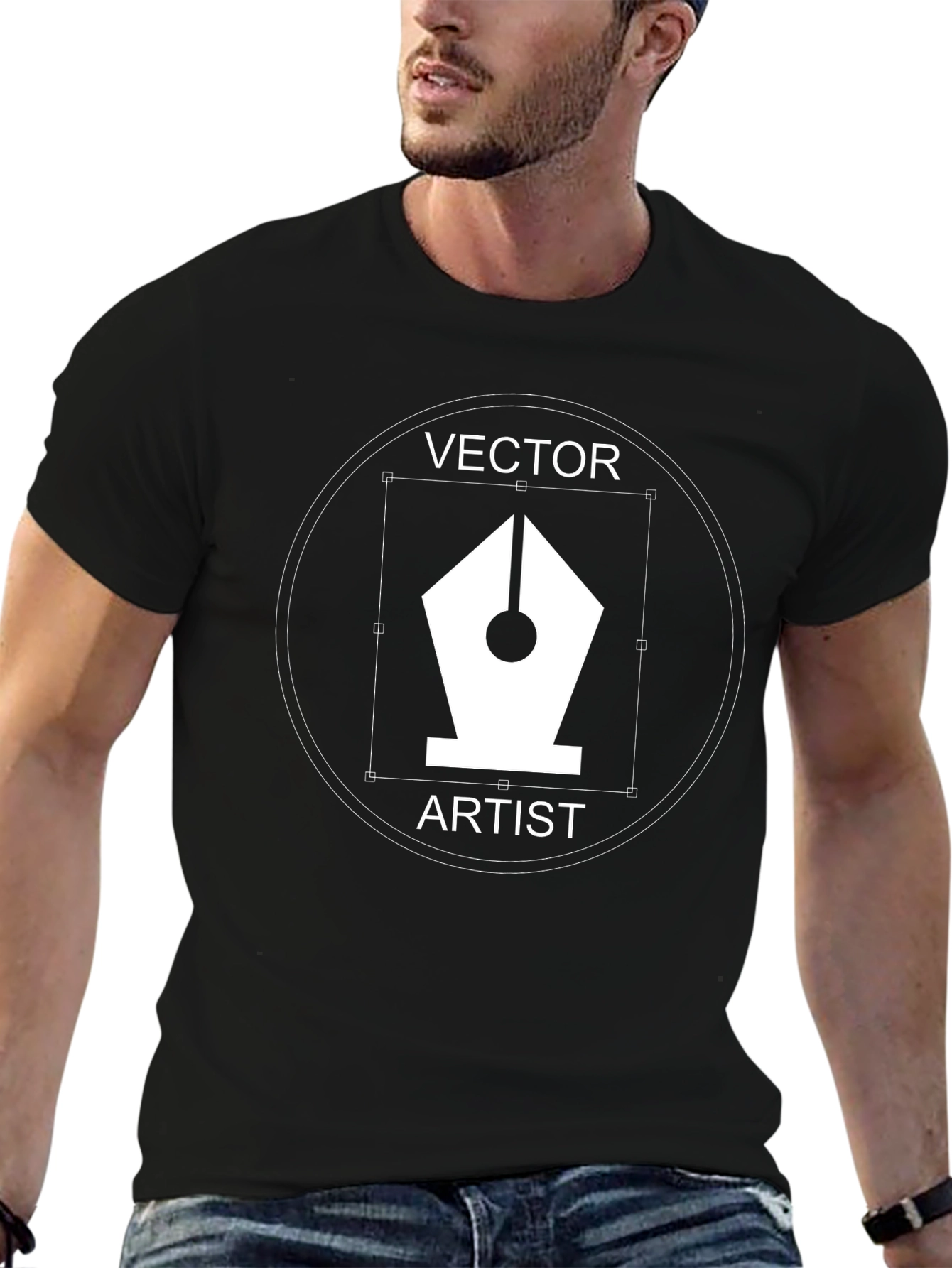 Vector Artist Black T-Shirt