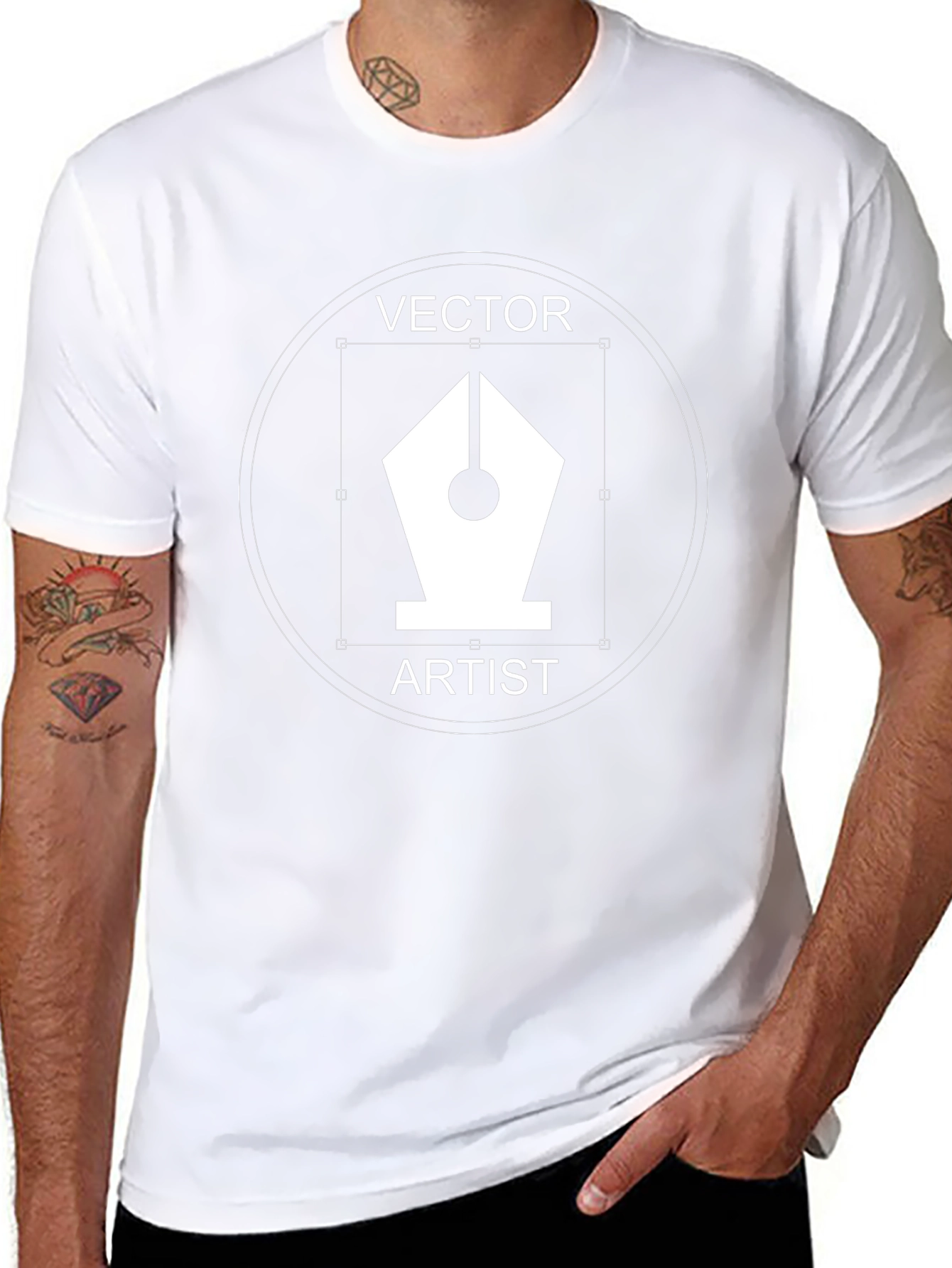 Vector Artist Black T-Shirt