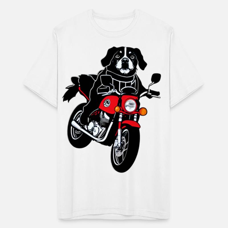 Dog biker funny