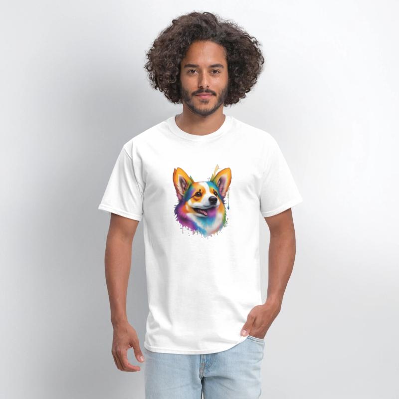 dog head, animal mascot, T-shirt design, clean
